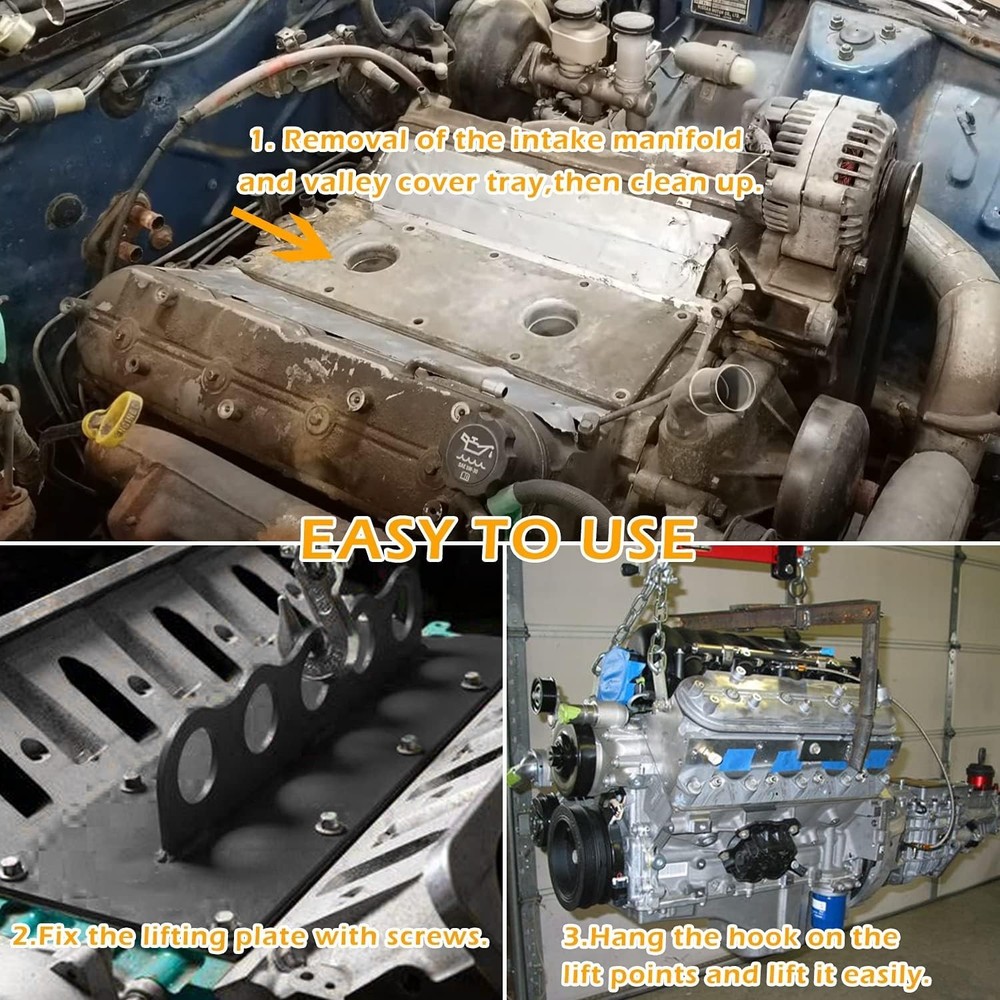 LS Engine Lift Plate Hoist Picker Crane For LSX LS Engine LS1 LS2 LS3