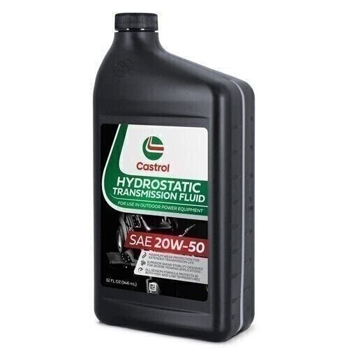 Castrol SAE 20W50 Hydrostatic Transmission Fluid For OPE – API GL-4 – 1 Quart