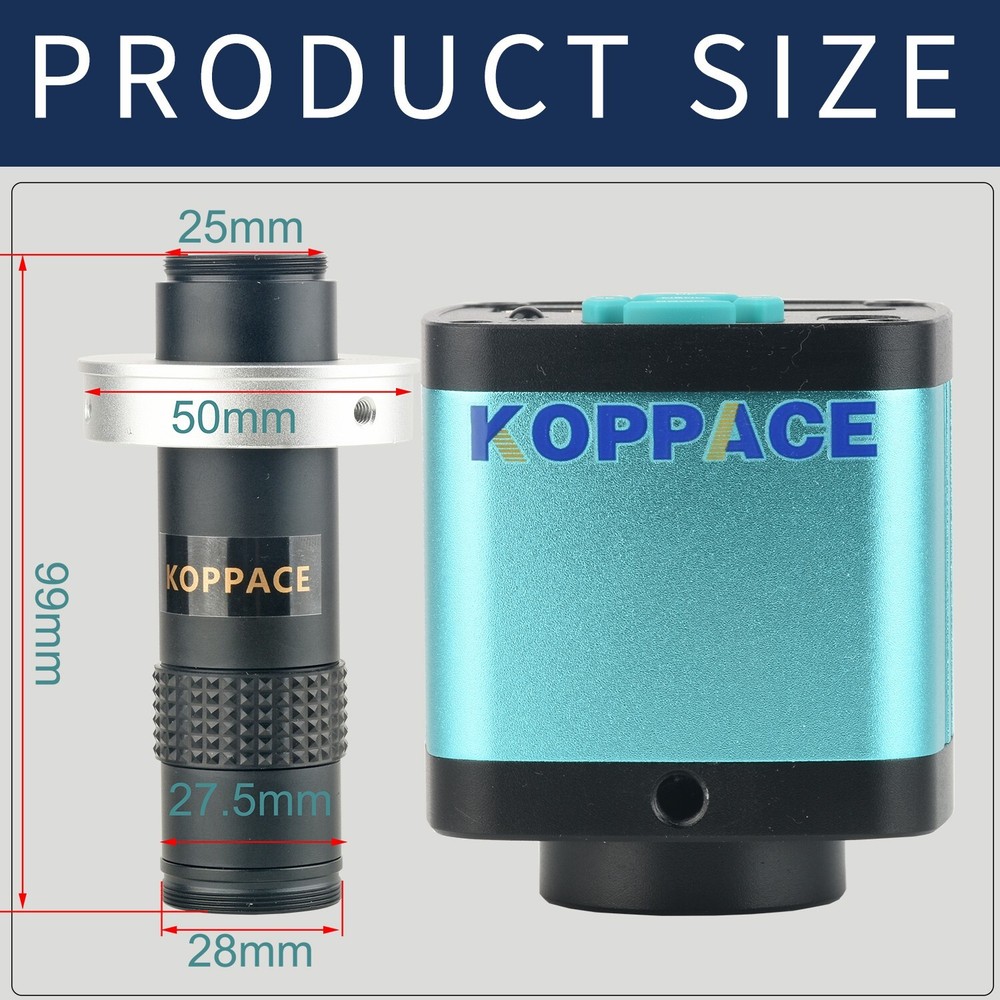 KOPPACE 130X Electron Microscope 2 Million Pixels HDMI High-Definition Camera