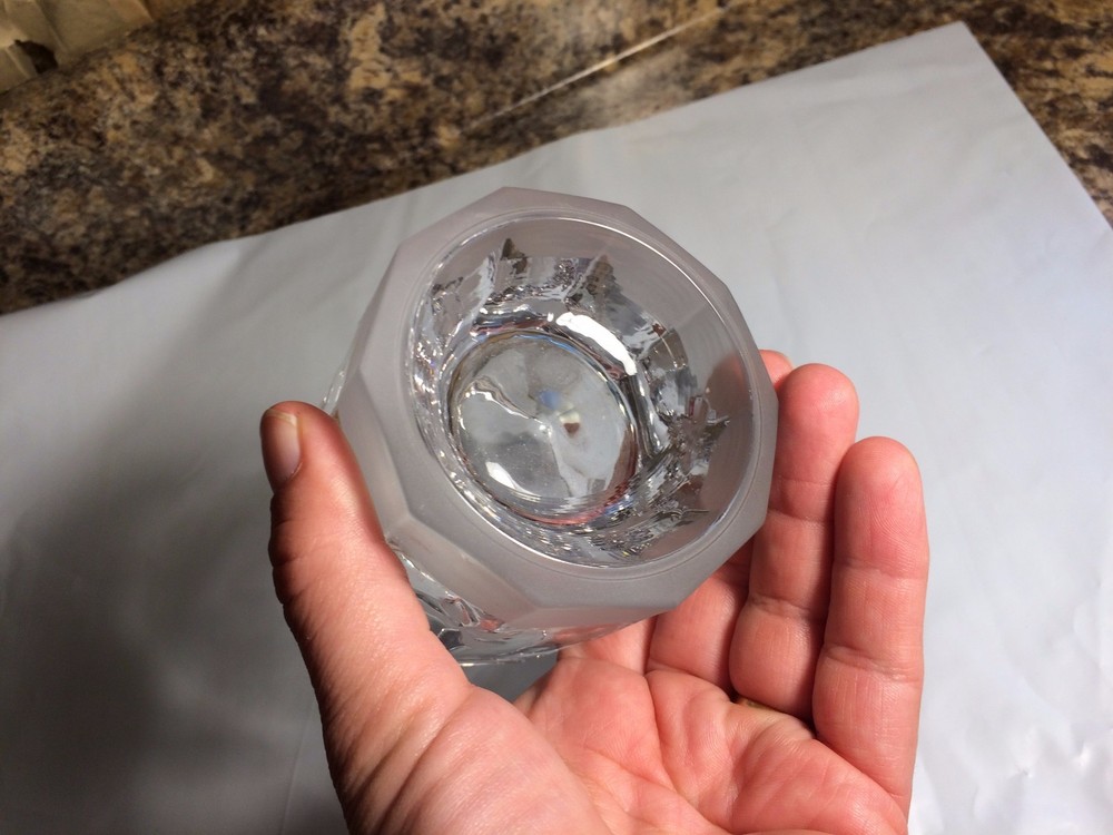 Studio Nova Heavy Crystal Pinecone ~ Fall Candle Holder