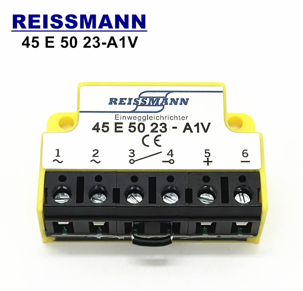 REISSMANN Einweggleichrichter 45 E 50 23-A1V half-wave brake Rectifier Module