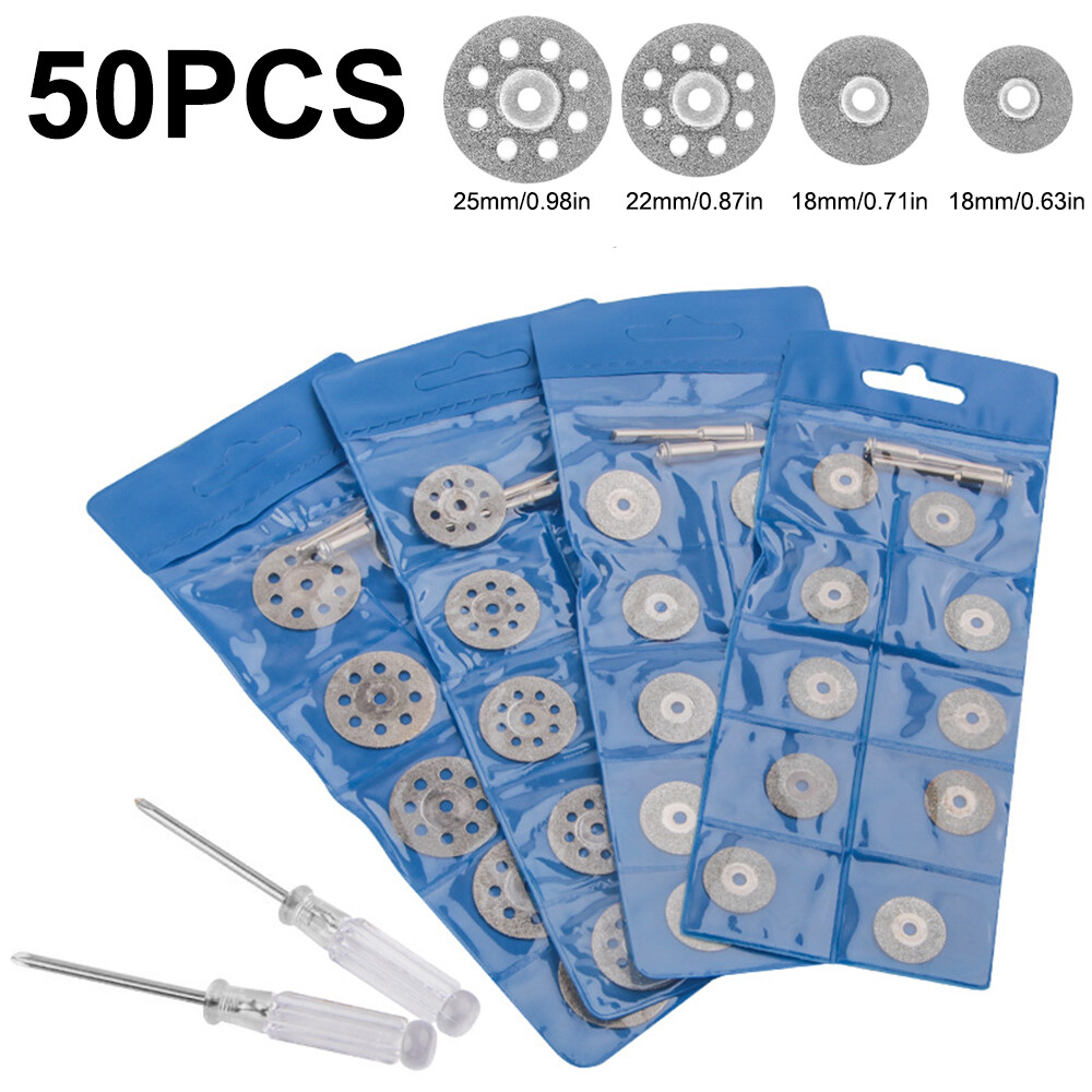 50x Diamond Cutting Wheel For Dremel Rotary Tool Die Grinder Metal Cut Off Disc