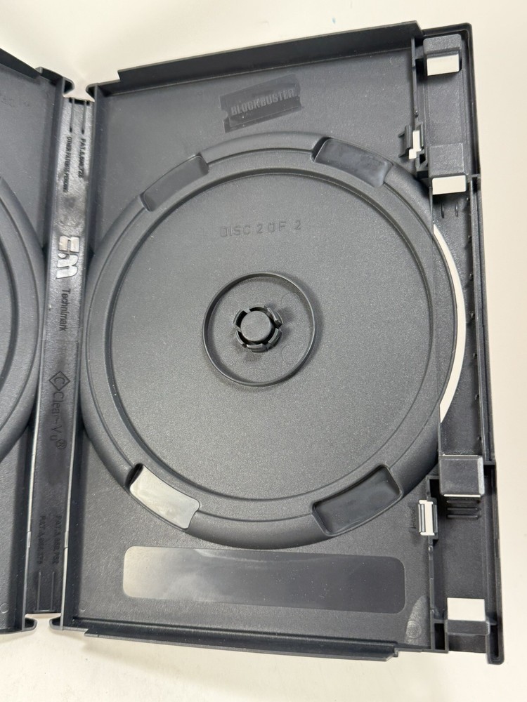 Standard Black 2 Disc DVD Replacement 14mm Case - Double Disc ZenithPac