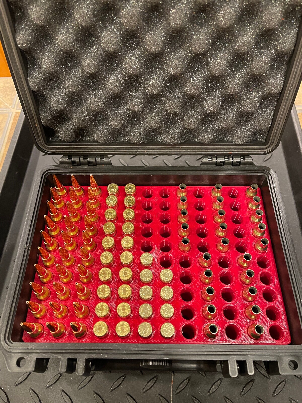 6.5mm 6mm Creedmoor Cartridge Spartan Ammo Box Case Waterproof Lockable Vented