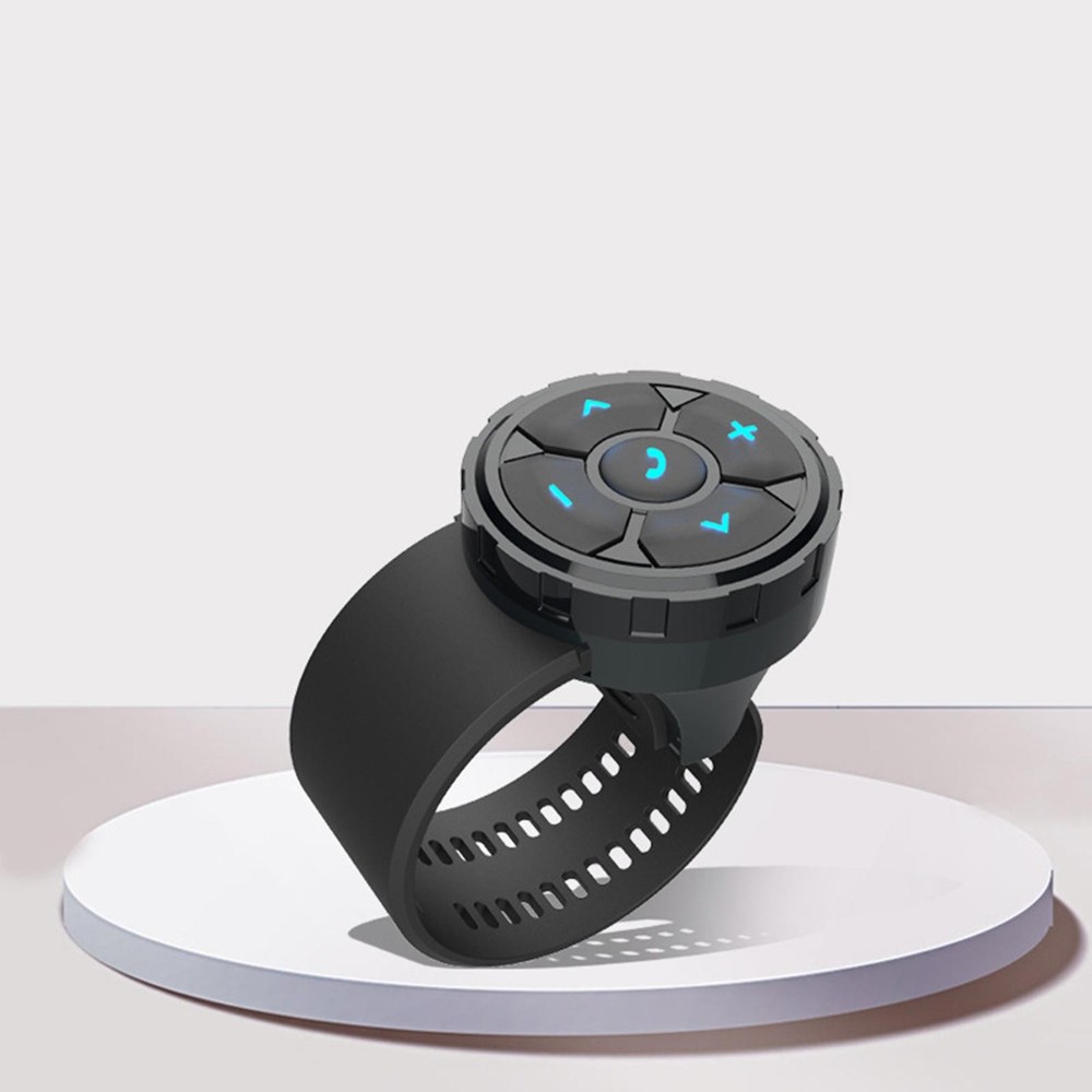 Bluetooth Remote Control Media Button Car Motorcycle Bike Steering Recharging h