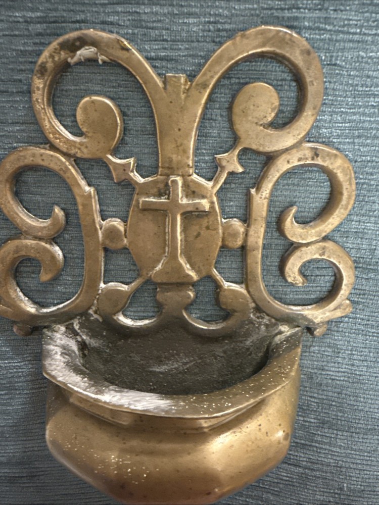 Bronze blessing with a cross 6.5”. Spain XVII.