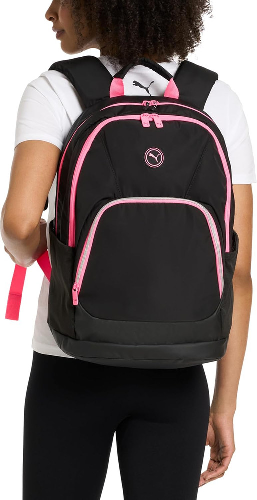 Juniper Backpack, Black/Pink, OS