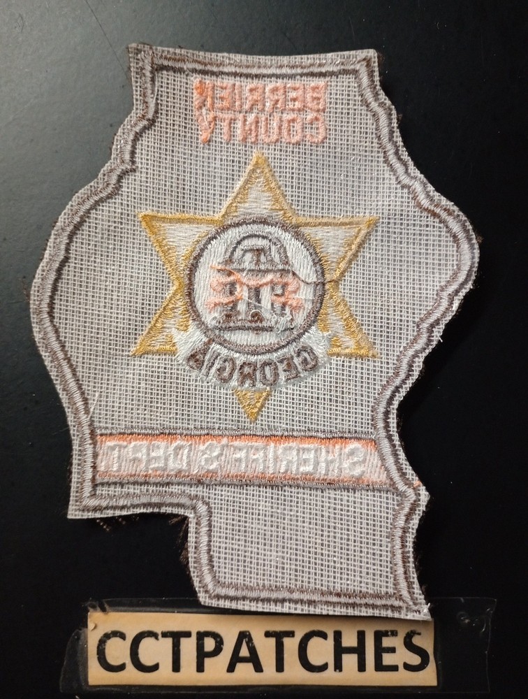 BERRIEN COUNTY, GEORGIA SHERIFF SHOULDER PATCH GA