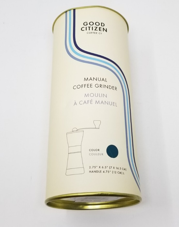 New Good Citizen Manual Coffee Grinder 2.75x6.5"