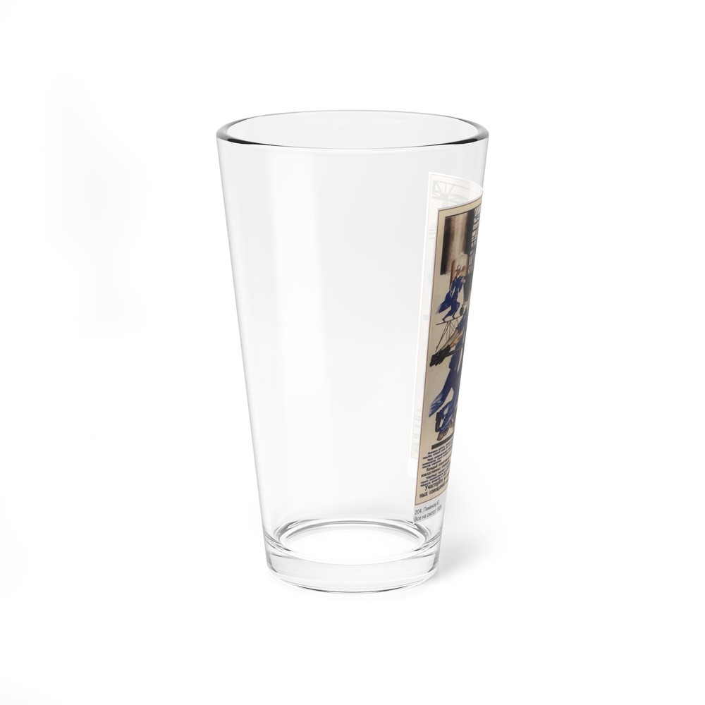 Soviet Era Poster 149 - Pint Glass 16oz