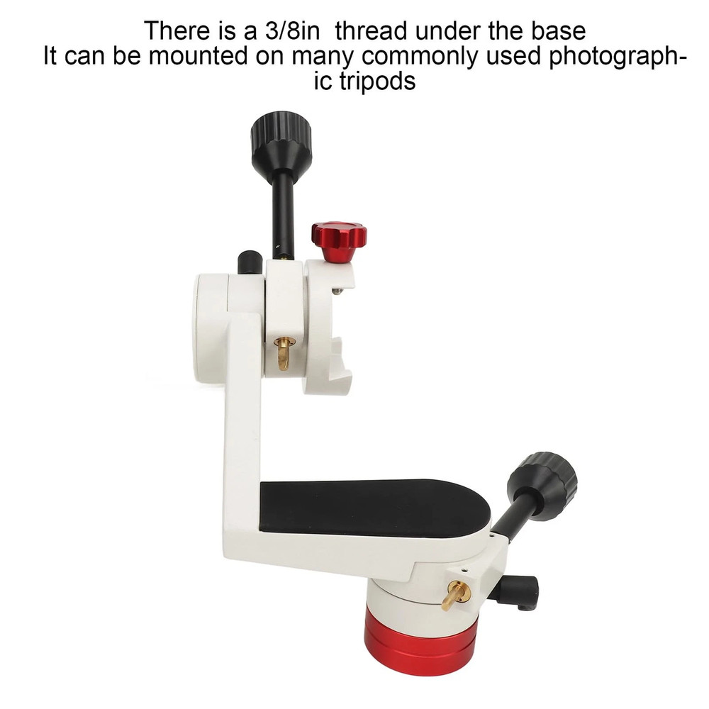 Telescope Mount 360° Adjustable Angle Alt-Azimuth Visual Astronomy UNC 3/8" Base