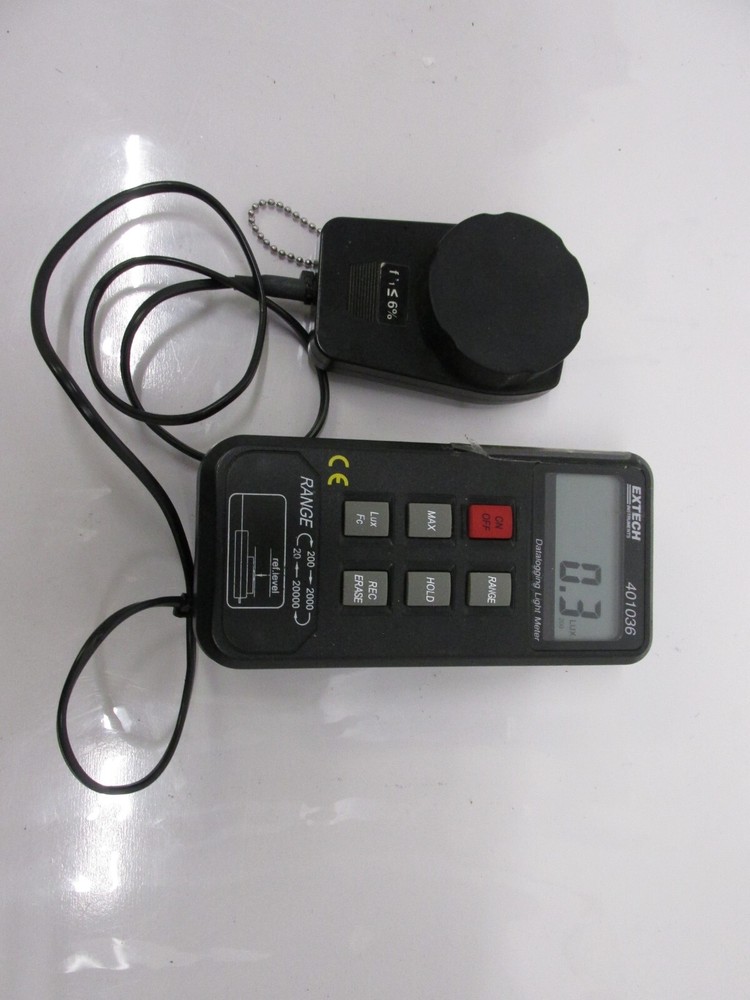 EXTECH 401036 DATALOGGING LIGHT METER (FULLY TESTED) BR