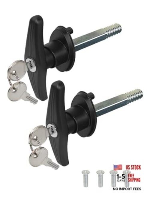 Truck Cap T-Handle Lock for Camper Shell Replacement Locking Lock only-L&R
