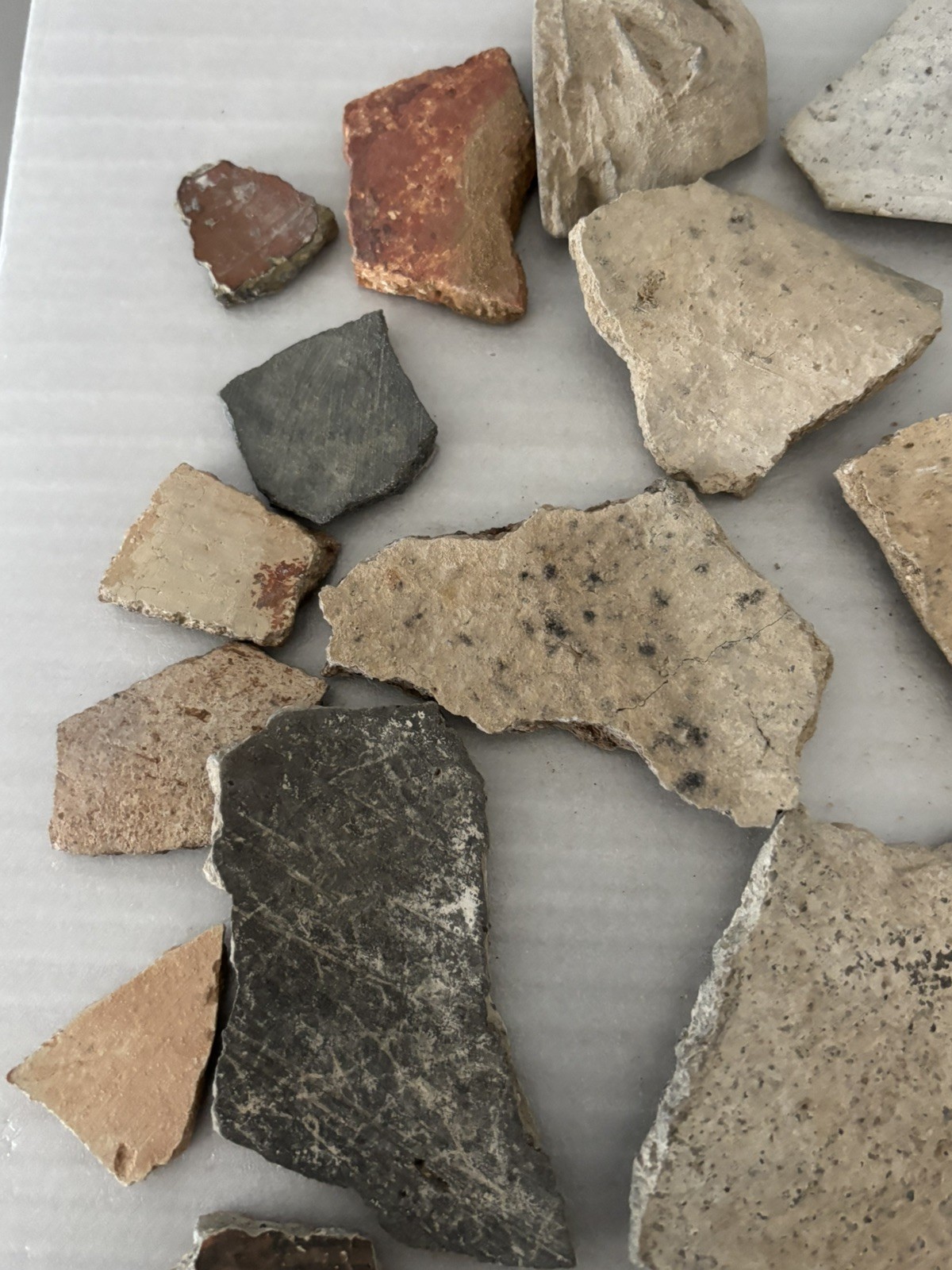 Ancient Anasazi Native American Pottery Shards 1” - 4” Arizona L6-E FREE SHIP