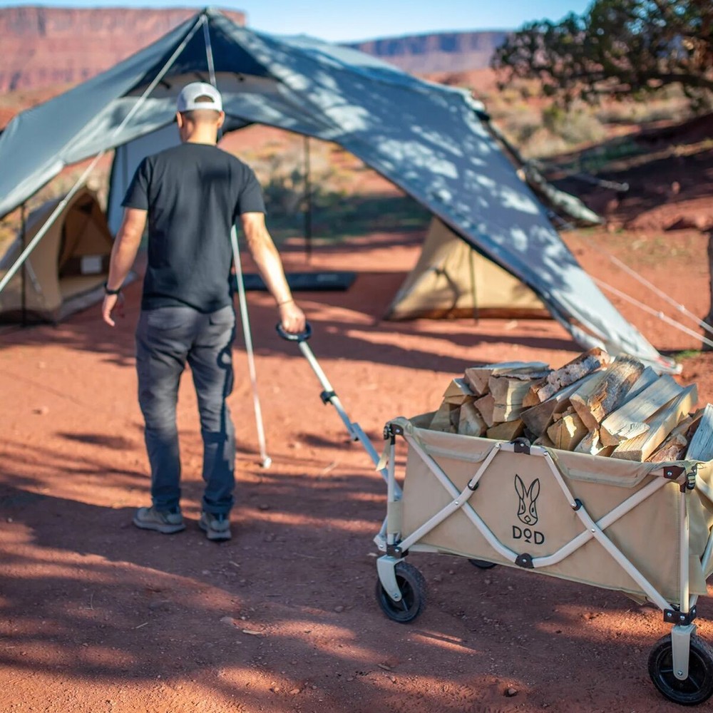 DOD Outdoors Uma Folding Wagon Tan, One Size
