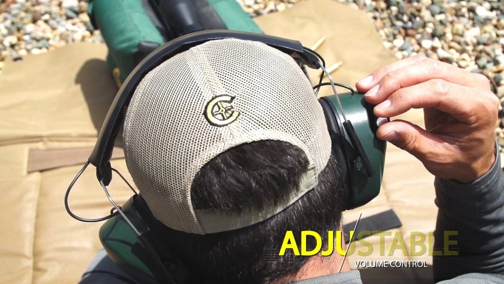 Caldwell 497700 E-Max Electronic Hearing Protection Earmuffs -Green