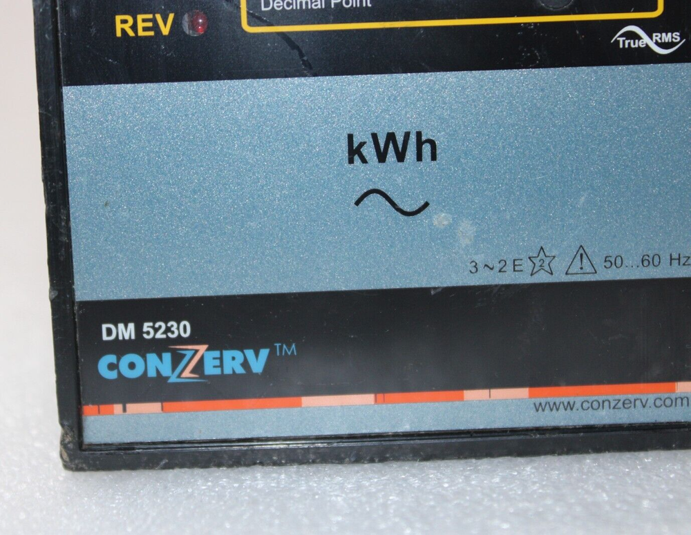SCHNEIDER ELECTRIC CONZERV DM 5230 DIGITAL POWER METER