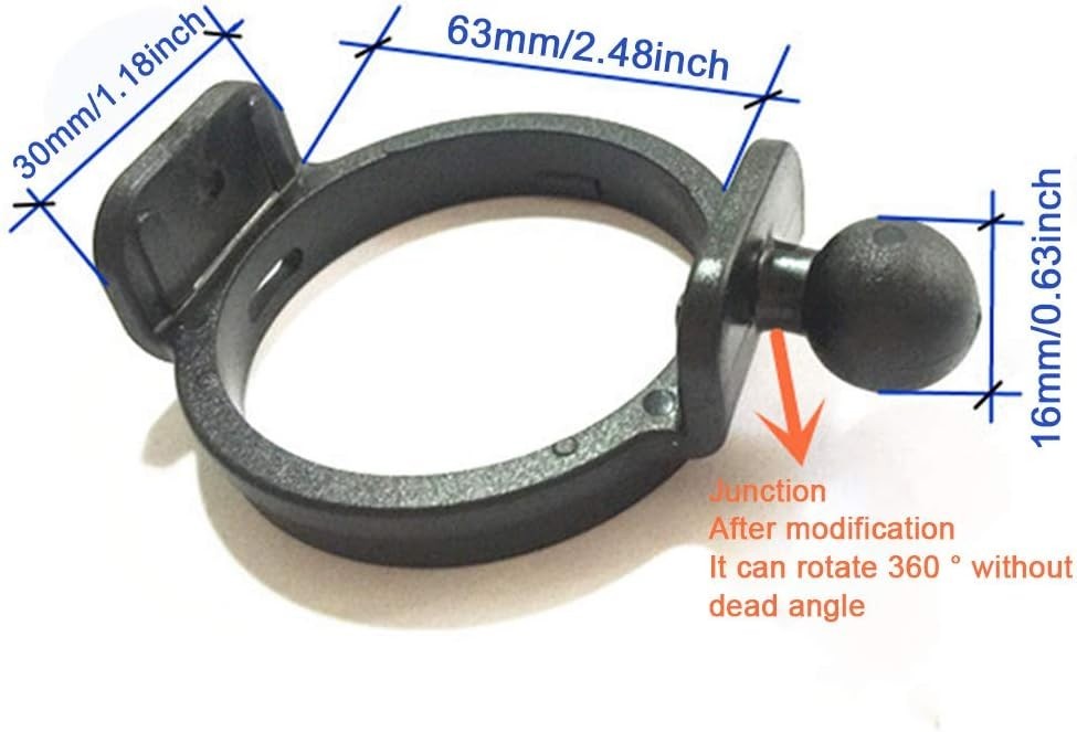 Compact Dash Camera Mount - Universal Holder Rotates 360° for Optimal Viewing