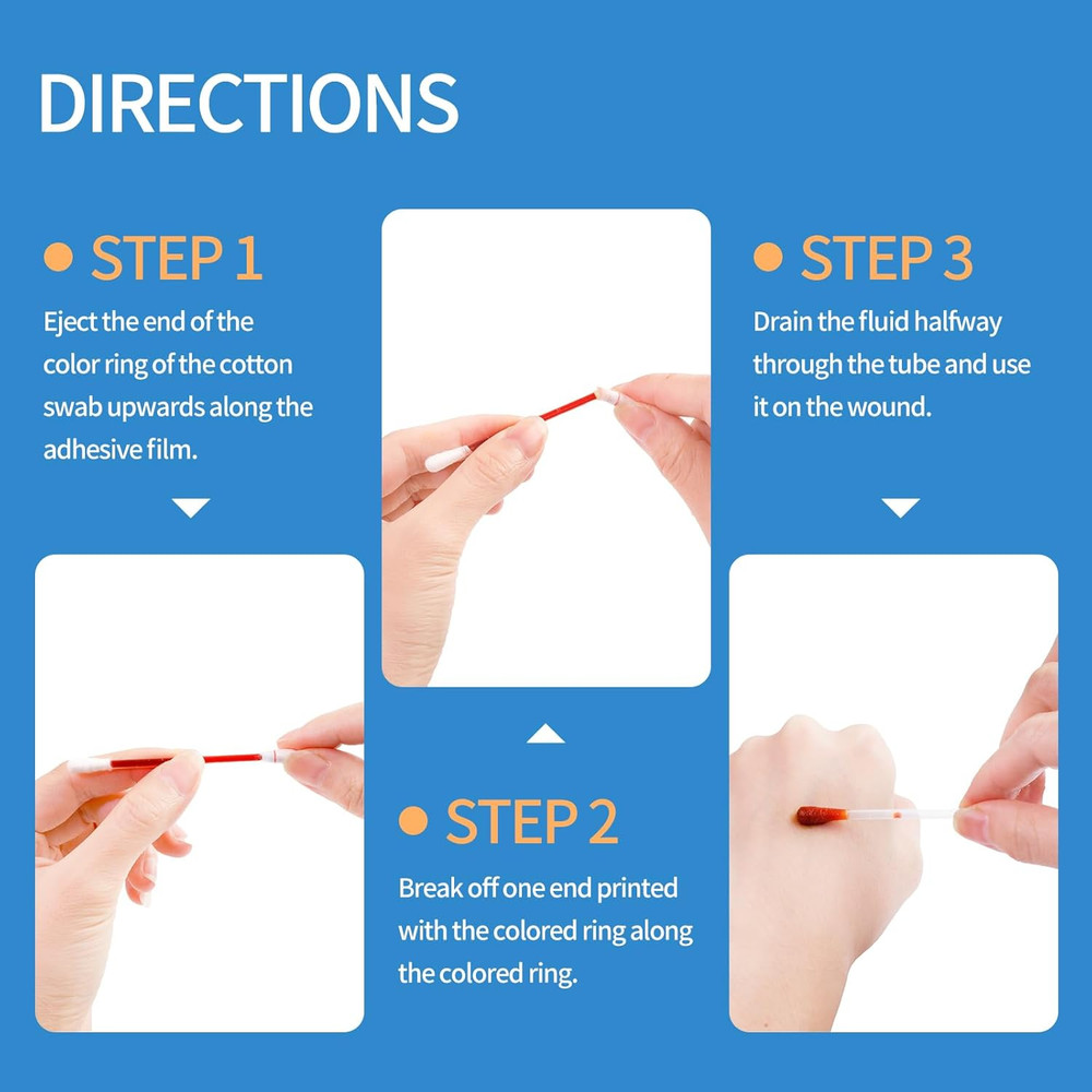Povidone Iodine Swabs 50 Count Individually Wrapped with Snap-Release Solution,