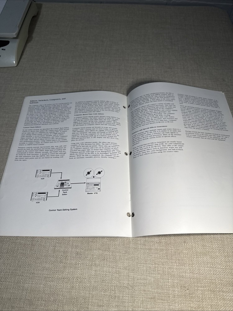 Tascam Understanding Synchronization 20 Page Original Manual