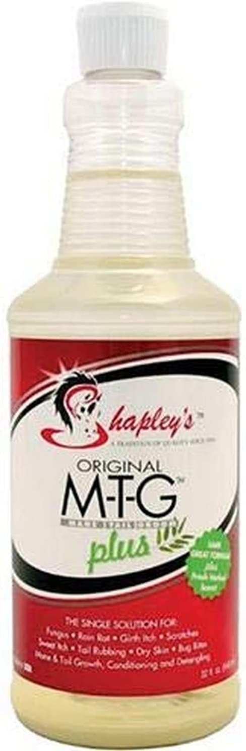 Shapley's Original M-T-G Plus Oil Herbal Horse Aid Skin Relief Quart - 2 Pack