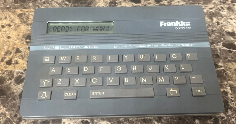 Franklin Computer Spelling Ace Linguistic Tool Model SA-98 WORKS