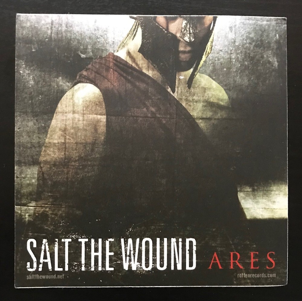 SALT THE WOUND - ARES PROMO STICKER PAPER DECAL NOS