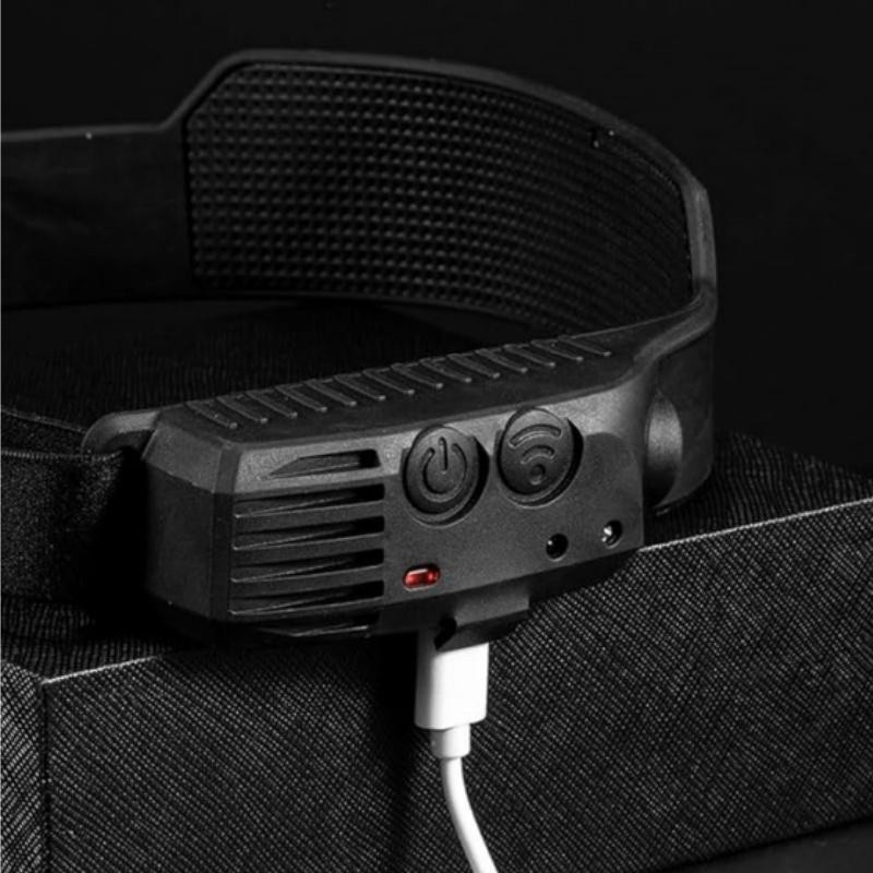Portable Waterproof LED Headlamp Rechargeable Flashlight for Camping Essentials