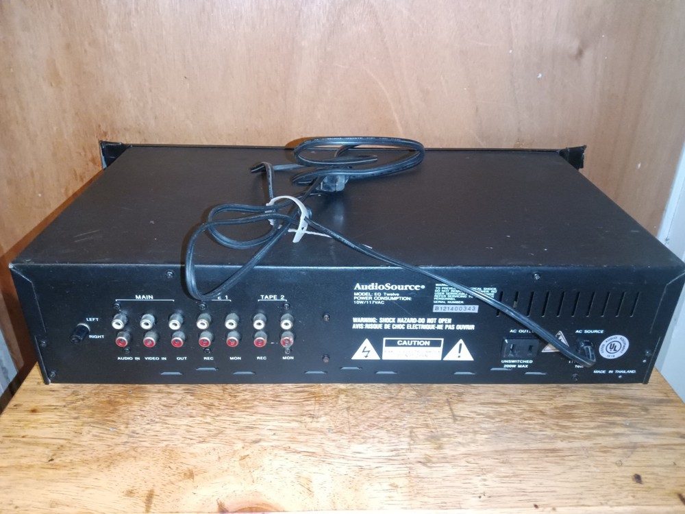 AUDIOSOURCE EQ EIGHT EQUALIZER Not Tested