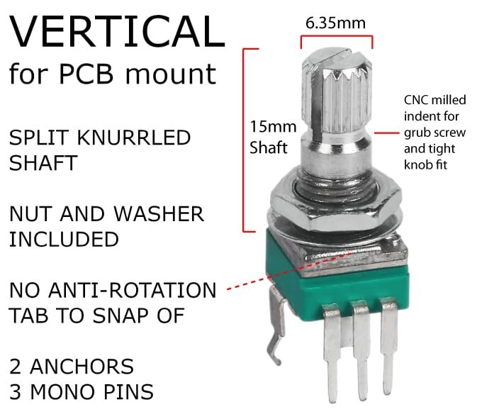 10 Values 60pcs Small Potentiometer Set