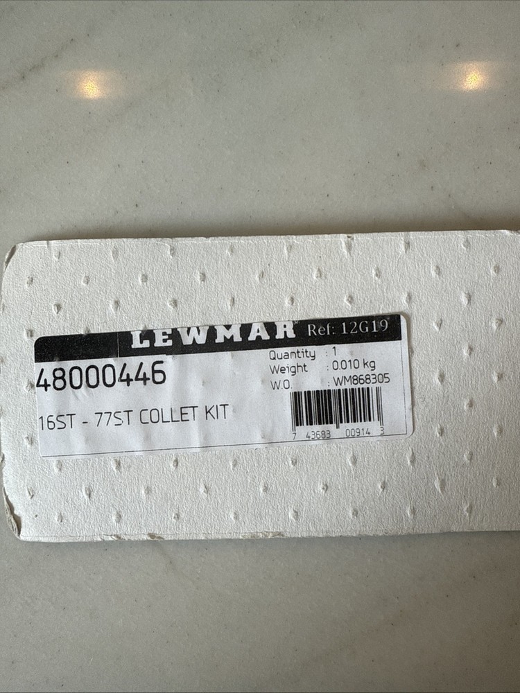 Lewmar 48000446 Collet Kit 16st-77st