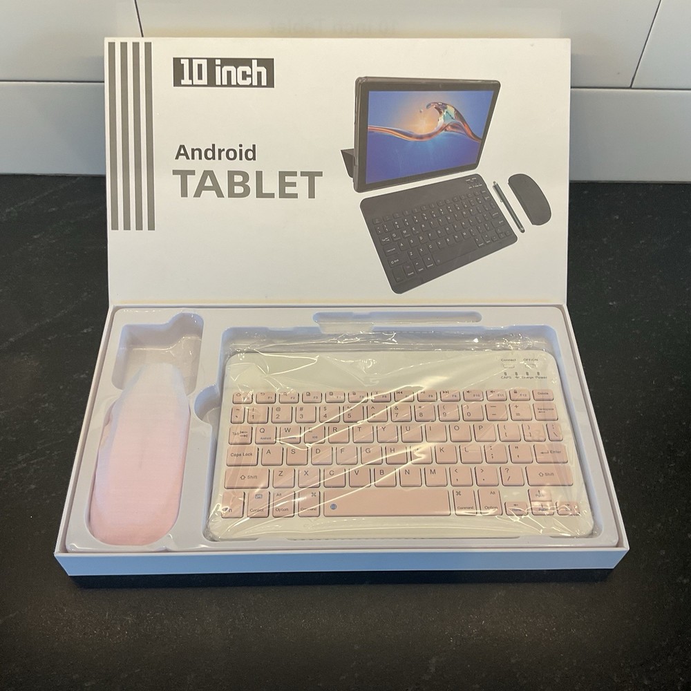 Sorae Wireless Keyboard And Mouse For Android Tablet Pink/White