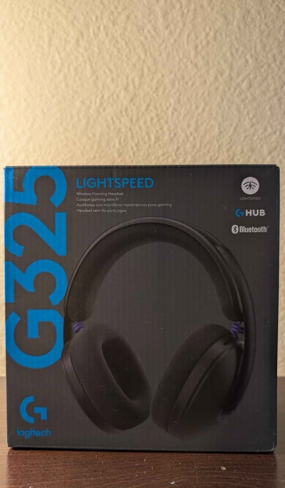 Logitech G325 LIGHTSPEED Wireless Gaming Headset Black Bluetooth USB Mic
