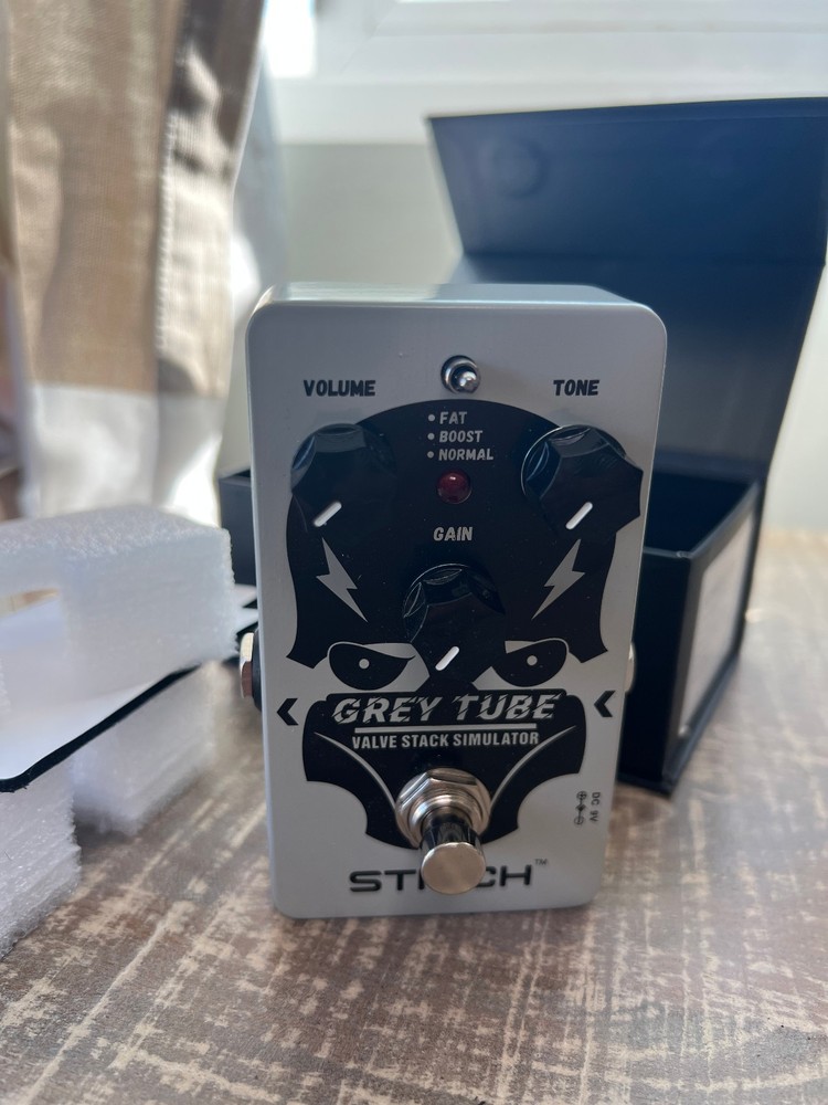 Strich Grey Tube Guitar Pedal - Valve Stack Simulator - True Bypass - Open Box