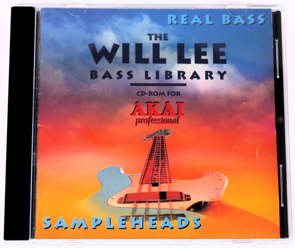 Sampleheads Will Lee Bass Library Akai Format Sample/Sound Library/Sampling CD