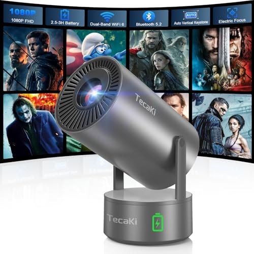 Projector with WiFi and Bluetooth, Mini Portable Projector with Built color 2