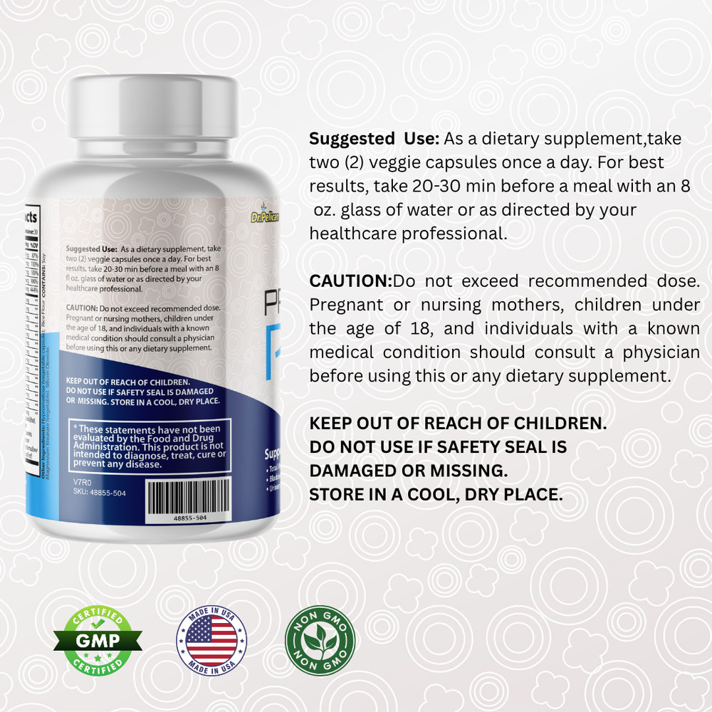 Prostovit Plus- Prostate Support- 5 Bottles- 300 Capsules