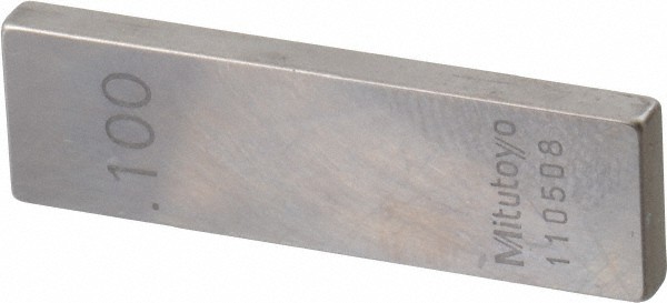 Mitutoyo 0.1" Rectangular Steel Gage Block