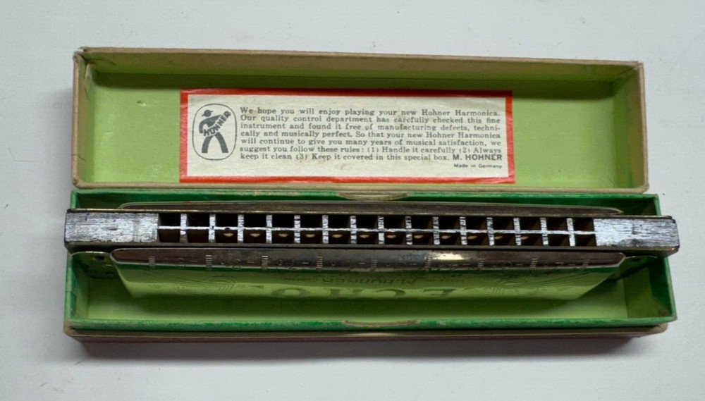 Vintage M. Hohner The Echo Harmonica C [Germany]