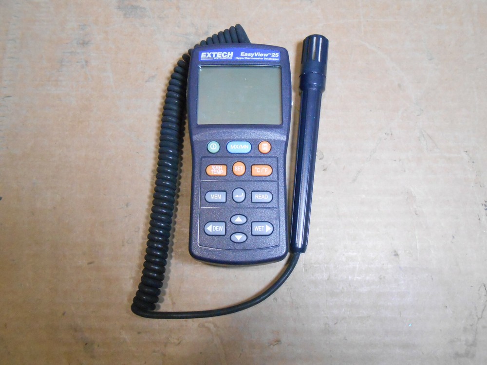 EXTECH 25 EASY VIEW HYGRO-THERMOMETER DATALOGGER