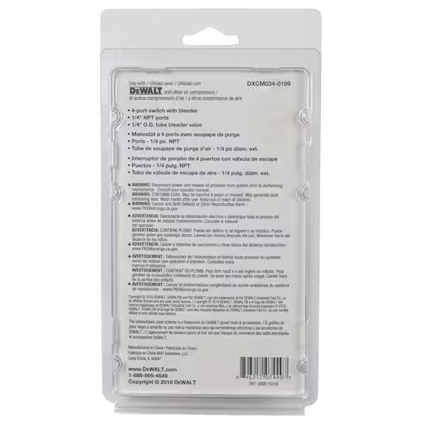 145-175 PSI Replacement Pressure Switch for Air Compressors