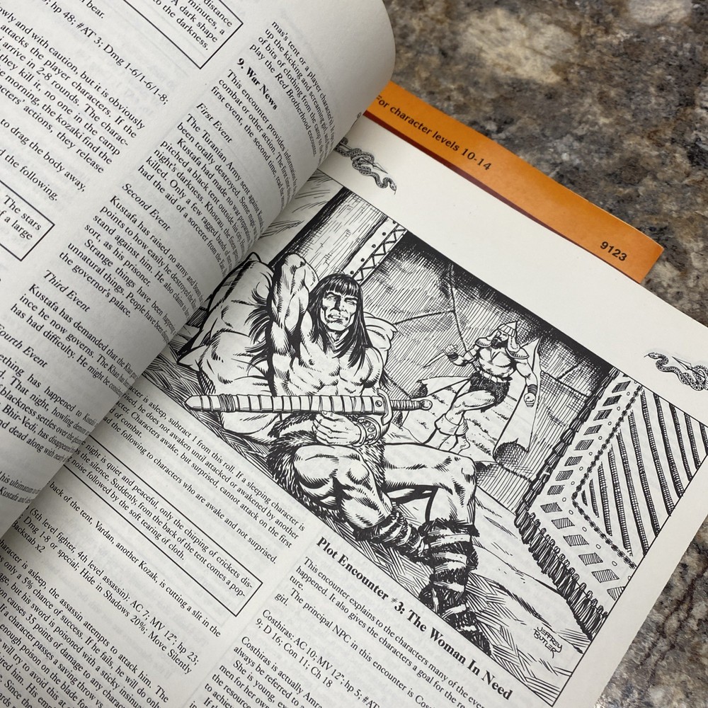 AD&D 1st Edition CB1 CB2 Conan Module Set Complete Unchained! Against Darkness!