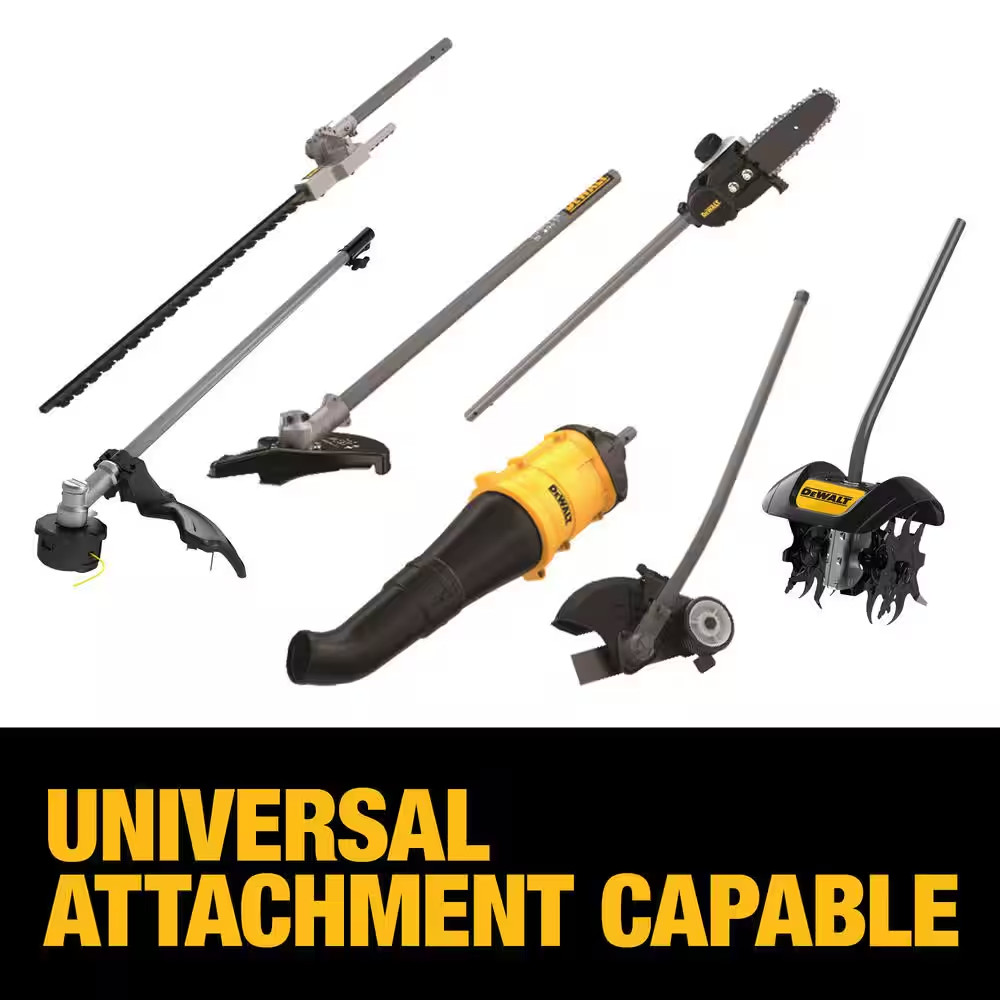 FLEXVOLT 60V MAX 7.5 In. Cordless Battery Powered Attachment Capable Edger Kit w