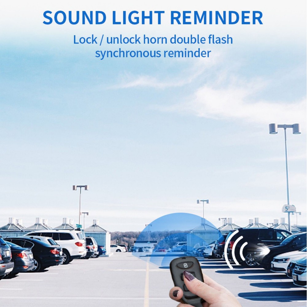 Universal Car Remote Central System Kit Door Lock Keyless Entry System 12V 433Mh