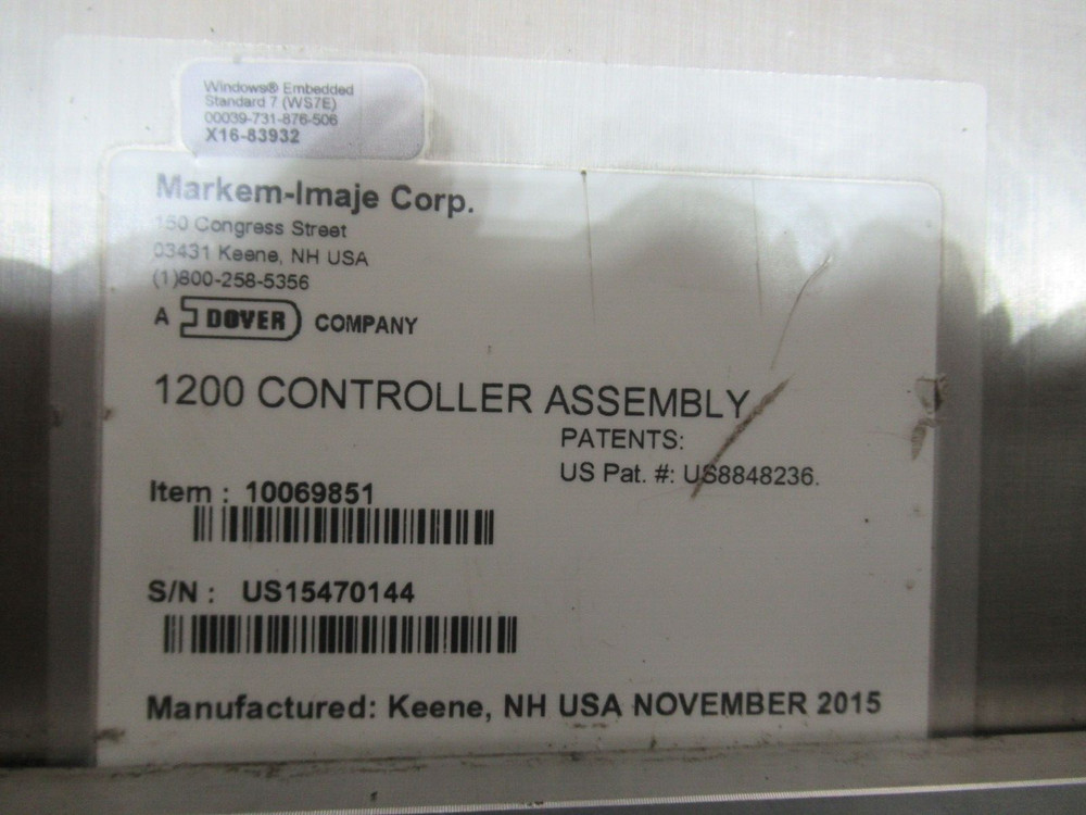 Markem Imaje 1200 High Resolution Thermal Inkjet Printer