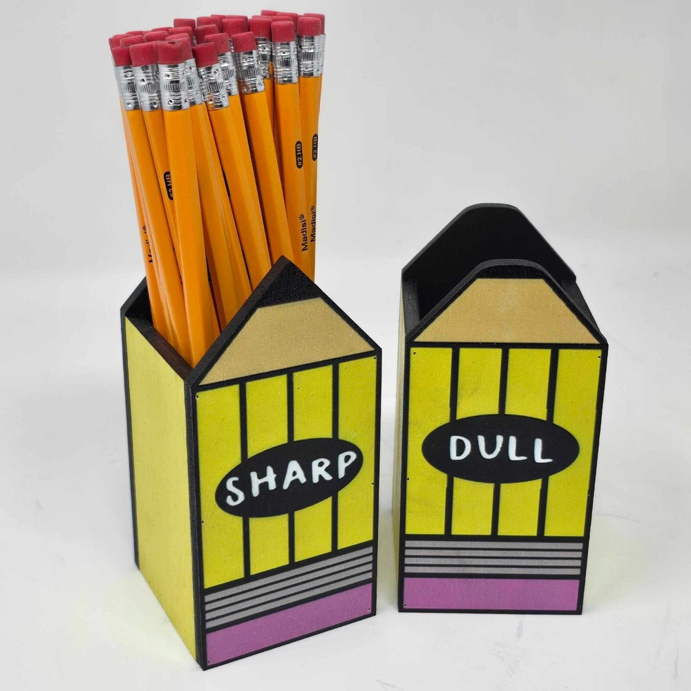 Sharp & Dull Pencil Holder Classroom Decor Back to School Teacher Appreciation