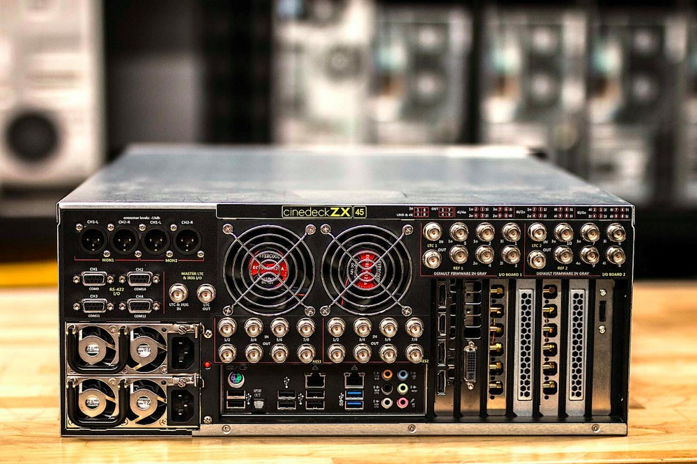 Cinedeck ZX45 4-Channel Media Ingest & Encoding Server with GPU Upgrade & Case