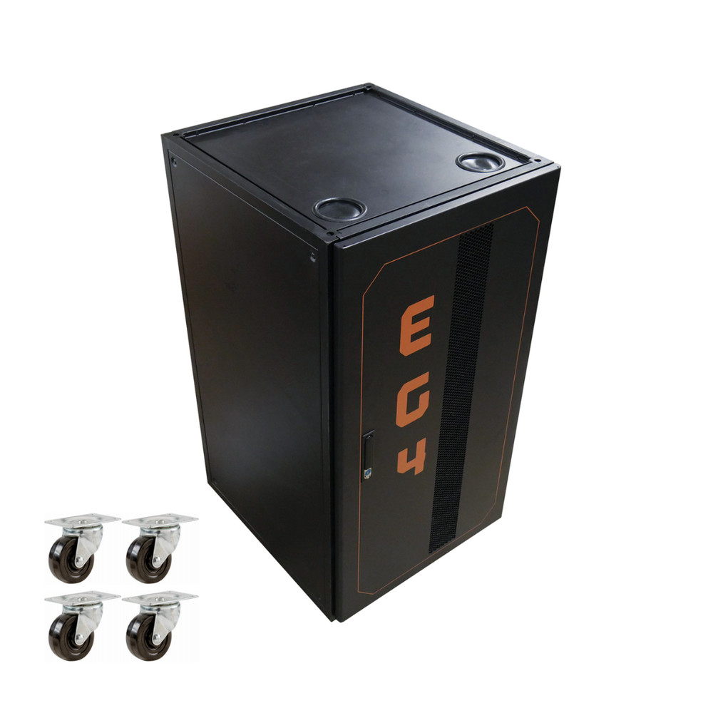 EG4 Enclosed Battery Rack for 6 w/Casters