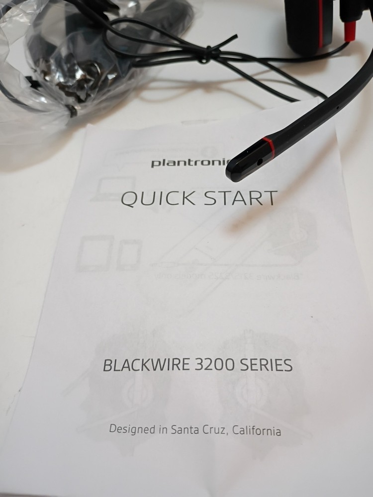 Plantronics Blackwire C3200 USB Headset PC Gaming W/ Microphone