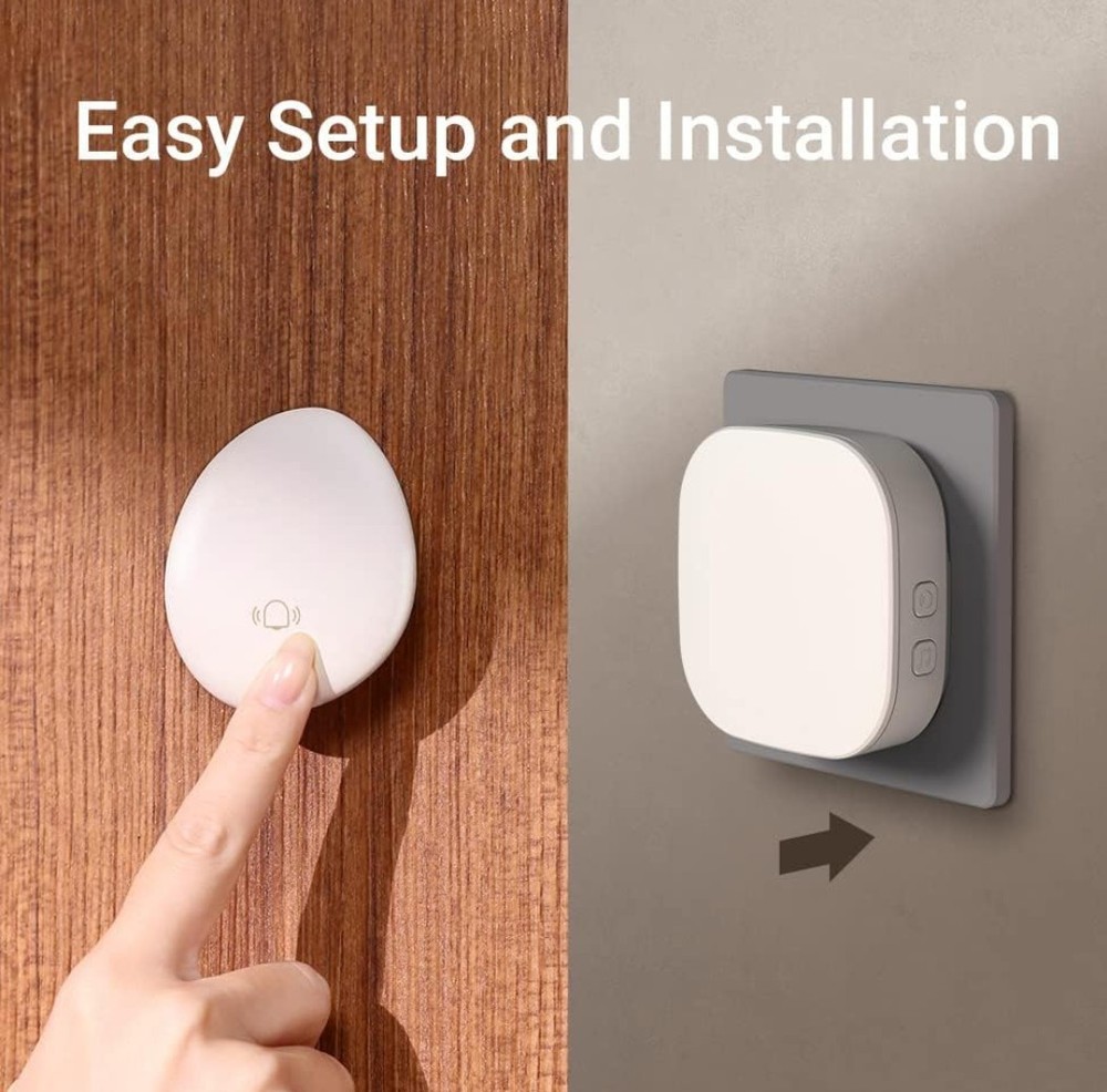 Home Wireless Doorbell Push Button- Aristos